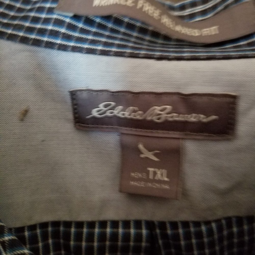 Eddie Bauer  Long Sleeve Check-Style  Shirt